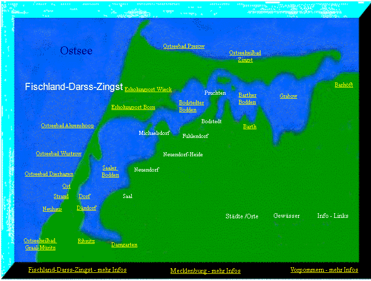 Skizze von Siegfried Kmmel - interaktive Karte - Fischland-Darss-Zingst